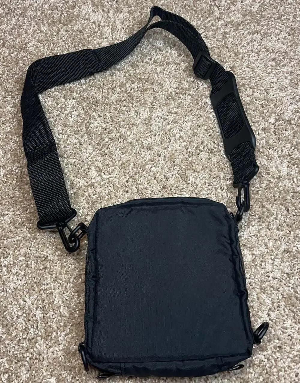 HeadRoom Black Tactical Crossbody Utility Bag